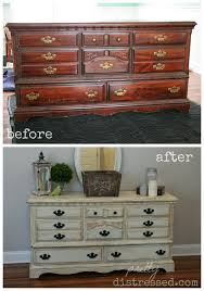 Pretty Distressed Goodwill Dresser Upcycle Reveal Furniture Makeover Refinishing Furniture Repurposed Furniture