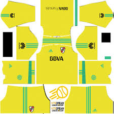 Esta casaca resalta por la textura retro que implemento la marca alemana, usada ya en 1993 para la tercera equipación del millonario. Kit River Plate Dream League Soccer Kits 2020 2021