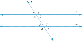 Therefore, the alternate angles inside the parallel lines will be equal. Using The Figure Below Select The Two Pairs Of Alternate Exterior Angles Math Homework Answers