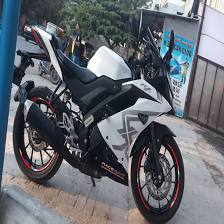 R15 white color wrap and graphic design