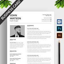 How old john watson is actually meant to be. John Watson With Business Card Resume Template Resume Template Best Resume Template Graphic Design Business Card