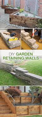 Retaining walls can help those who have to deal with tricky grades, where it seems like a slanted piece of ground just isn't much good for anything. Diy Garden Retaining Walls The Garden Glove