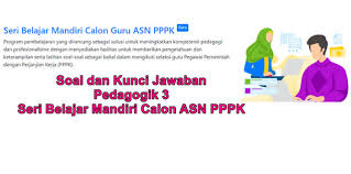 Silahkan tinggalkan komentar apabila ada pertanyaan yang ingin diajukan. Soal Dan Kunci Jawaban Pedagogik 1 Seri Belajar Mandiri Calon Asn Pppk Administrasi Paud