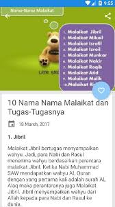 Malaikat adalah makhluk yang memiliki kekuatan dan tugas tugas yang patuh pada ketentuan dan perintah allah swt. Nama Malaikat Beserta Tugasnya Para Android Apk Baixar