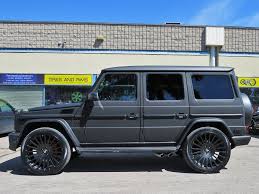 G D Up By Premier Tire And Forgiato Disegno Wrapped In Voce Tires G Wagon Gunmetal Grey Luxury Sedan
