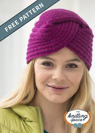 Women turban knitted muslim hat elastic cotton nurse hat cap headband head wrap. Vintage Glam Knitted Turban Free Knitting Pattern