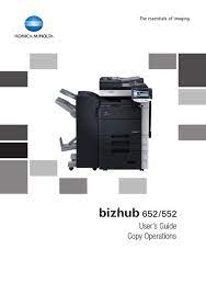 Konica minolta bizhub 184 driver software. Konica Minolta Bizhub 652 User Manual Pdf Download Manualslib