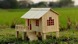 Miniatur rumah dengan stik ice cream. Kerajinan Stik Es Krim Terbaru Yang Paling Populer Blog Elevenia