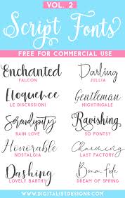 This post contains references to products from one or more of our advertisers. Free Script Fonts For Commercial Use Vol 2 Digitalistdesigns