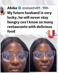 See wetin Abike brings to the table! And she is happy to play her part.