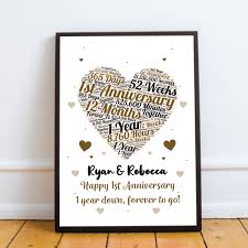 5 out of 5 stars. 1st Anniversary Gift Wedding Anniversary Gift For Husband Wife