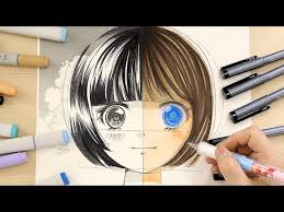 How to draw anime using only one pencil part i anime anime drawing pencil as requested by my friend chariot lagusa i wish you enjoy my art people i can t success without you guys supporting me i wish you follow my blog. 20 Free How To Draw Anime Girl Art Tutorials