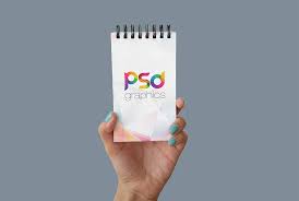 This free mockup comes with five different scenes of a notebook in psd files. Pocket Spiral Notebook Mockup Download Psd