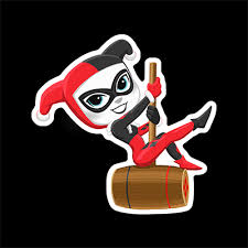 Related:harley quinn stickers lot harley quinn sticker lot harley quinn sticker pack harley quinn sticker. Vinyl Harley Quinn Sticker Sarawalterart Online Store Powered By Storenvy
