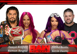 Sasha Banks' Twin Sister - Chapter 53: Sasha Banks & Kevin Owens V.S. Tanya  & Roman Reigns - Wattpad