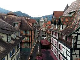 The buildings are supposed to be an imitation of the buildings in the old town of colmar, france which is said to be one of the most beautiful cities in europe. French Village Colmar Tropicale Berjaya Hills Malaysia Picture Of Colmar Tropicale Bukit Tinggi Tripadvisor