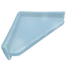 Designed to fit in the corner of your shower, it arrives with adhesive strips, making installation quick and easy. 8x8 Light Blue Porcelain Corner Tile Shower Shelf Ceramic Bathroom Cs88 51 Ebay