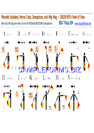 Preview Pdf Morse Semaphore Wig Wag Phonetic Chart 9