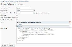 Tables appear in print media, handwritten notes, computer software, architectural ornamentation, traffic signs, and many other places. External Schemas And Data Sources Documentation