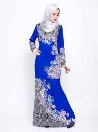 From rm 209.90 rm 189.90. Baju Kurung Moden Daeva Royal Blue Kurung Moden Fashion High Neck Dress