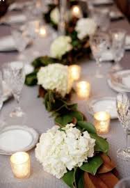 Pin By Anne Steptoe On Wedding Reception Table Runners Hydrangeas Wedding Wedding Table