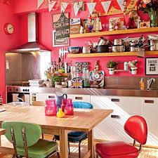 India Knight S Lovely Kitchen I Love The Bright Colors Home Decor Kitchen Home Kitchens Red Kitchen