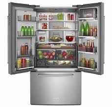Check spelling or type a new query. Krfc704fps 36 Kitchenaid 23 8 Cu Ft Counter Depth French Door Refrigerator With Panoramic Led Lighting And