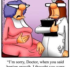 A Benign Growth Cartoon Jokes Funny Cartoons Jokes Funny Old People