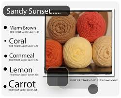 Crochet Patterns Combine Red Heart Super Saver Yarn Color