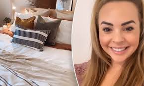 I'll start with step one. Bachelorette Star Angie Kent Shows Off Her 3 000 Bedroom Makeover After Relocating To Sydney Daily Mail Online