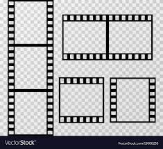 Film Strip Photo Frame Template Isolated On Vector Image On Vectorstock Frame Template Film Strip Photo Frame