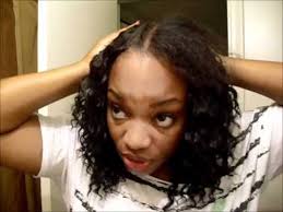 Twist or braid your hair at night. How To Blend Natural Hair With Curly Weave Youtube