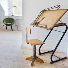 Wood Metal Drafting Table Furniture Drawing Desk Drafting Table