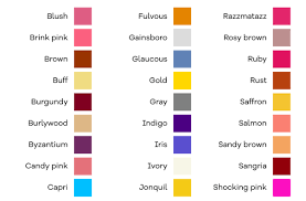 Aug 19, 2013 · list of colours beginning with the letter e. Can You Name A Color That Doesn T Have The Letter E In It Quora
