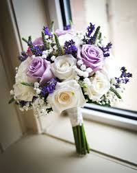 Lilac Cream Rose Colours Rose Bridal Bouquet Purple Wedding Bouquets Wedding Flowers Cream Bridal Bouquet