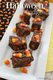 Halloween Fudge Recipe With Candy Corn The Taylor House Recipe Fudge Recipes Dessert Recipes Easy Fudge