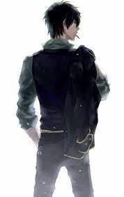 Anime Boy Black Hair Jacket Cool Lollipop Anime Guys Gambar Manga Gambar Anime Animasi