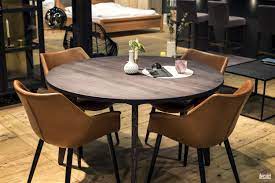 Round wooden dining tables for small rooms round wood dining white round kitchen table and chairs magnificent white wooden A Natural Upgrade 25 Wooden Tables To Brighten Your Dining Room Round Dining Table Round Wooden Dining Table Round Wood Dining Table