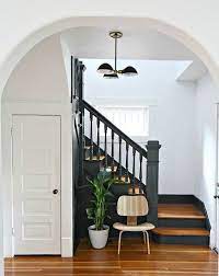 10 Ways To Use Black Trim Hunker House Stairs Entryway Stairs House Design