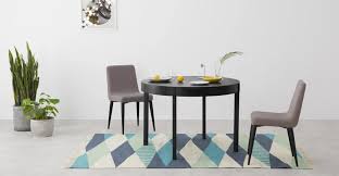 Para espacios más pequeños, el comedor de 4 sillas es una excelente alternativa. Mesa De Comedor Redonda Oxford Negro Yolodecoro Pe