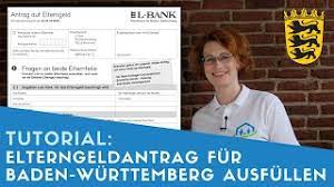 Bitte bea bitte be ch ach ten sie au sie aucch dten as h das. Elterngeldantrag Fur Baden Wurttemberg Ausfullen Tipps Youtube