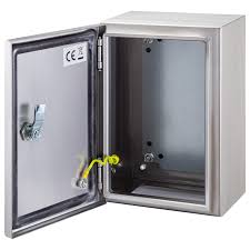 Steel Electrical Box 16" x 12" x 8" Electrical Enclosure Box 304 Stainless  Steel Electronic Equipment Enclosure Box IP65 Weatherproof Wall-Mounted ...