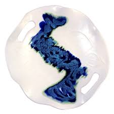 Pass it down and around on special occasions and simple suppers, too. Hilborn Pottery Aurora Collection Handmade Pottery Serving Platter