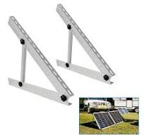 Air Jade 22 in Adjustable Solar Panel Tilt Mount Brackets, Solar Panel  Mounting Bracket with Foldable Tilt Legs for RV, Boat, Roof, and Off-Grid