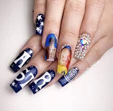 Decals Travis Scott Astroworld Acrylic Nail Designs Nail Art Designs Nails