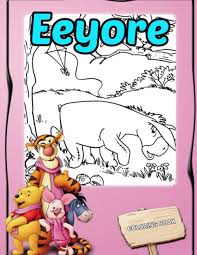 Disney cartoons eeyore with balloons coloring page with images. Amazon Com Eeyore Coloring Book Unofficial Eeyore Coloring Books For Adults And Kids 9798697553749 Ijeoma Gower Books