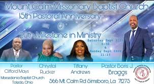 Mt. Calm Missionary Baptist Church, of Simsboro | Simsboro LA