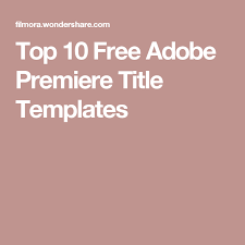 Click the button below to download the free pack of 21 motion graphics for premiere. Top 20 Adobe Premiere Title Intro Templates Free Download Premiere Pro Premiere Adobe Premiere Pro