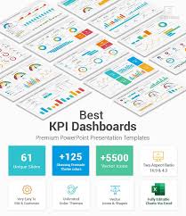 Powerpoint dashboard is of great use in business management and project management presentations. Best Kpi Dashboards Powerpoint Templates Designs Slidesalad
