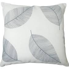 mimosa 45 x 45cm grey leaf outdoor cushion bunnings warehouse outdoor cushions garden bench diy backyard decor